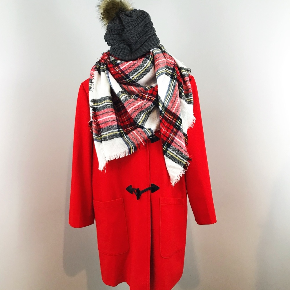Pendleton Red Toggle Coat